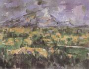 Mont Sainte-Victoire,View from Lauves Paul Cezanne